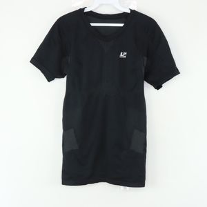 LP Support Mens Large Ace Compression Shirt Black